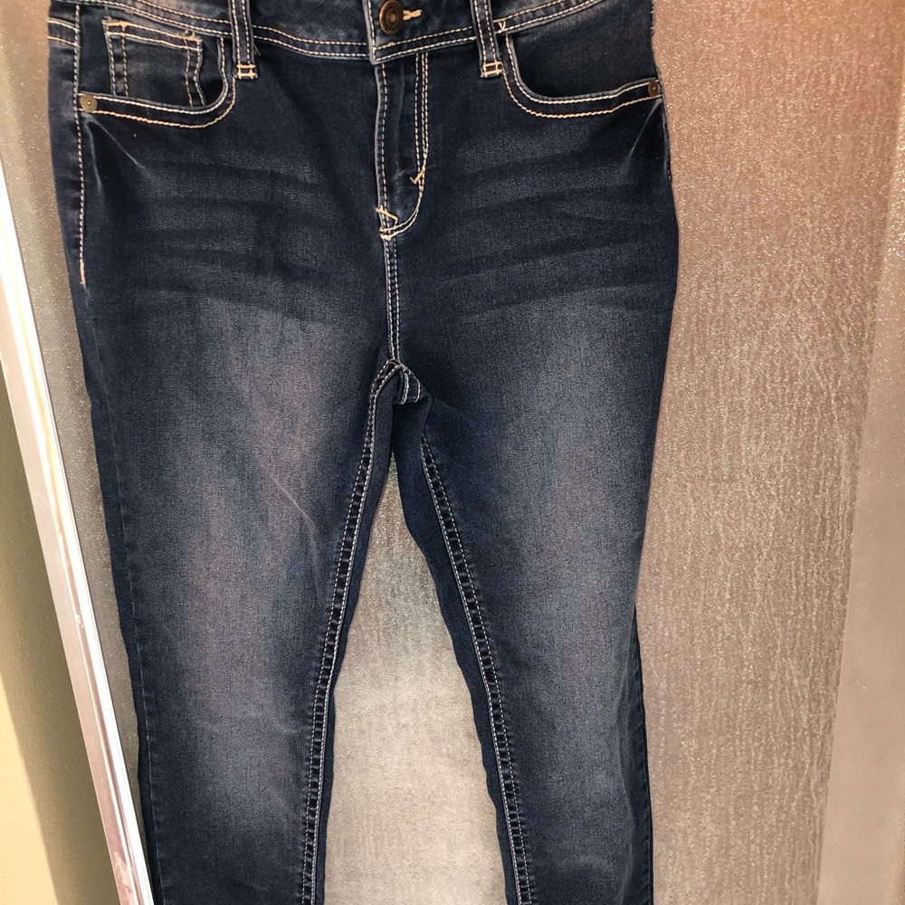 wallflower high rise denim skinny jeans